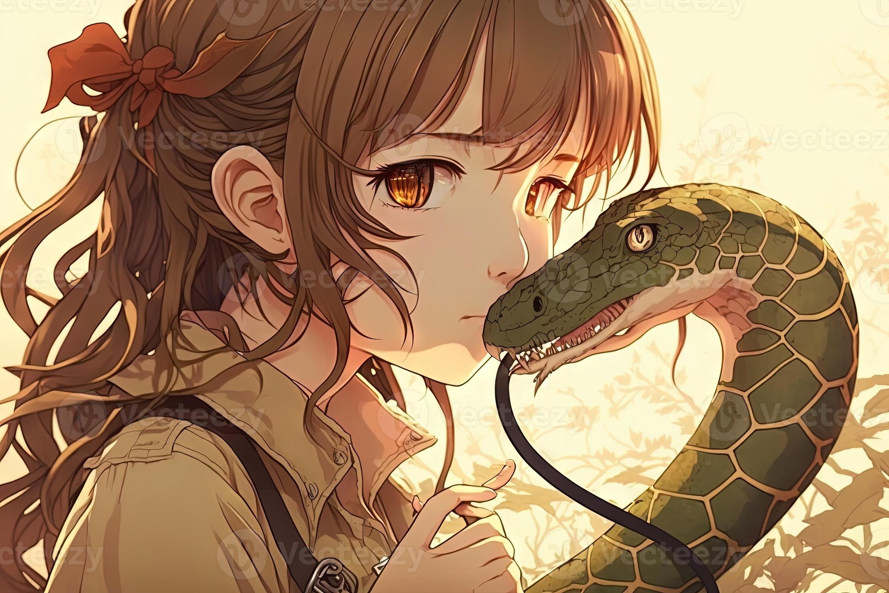 doug albert add snake girl anime photo
