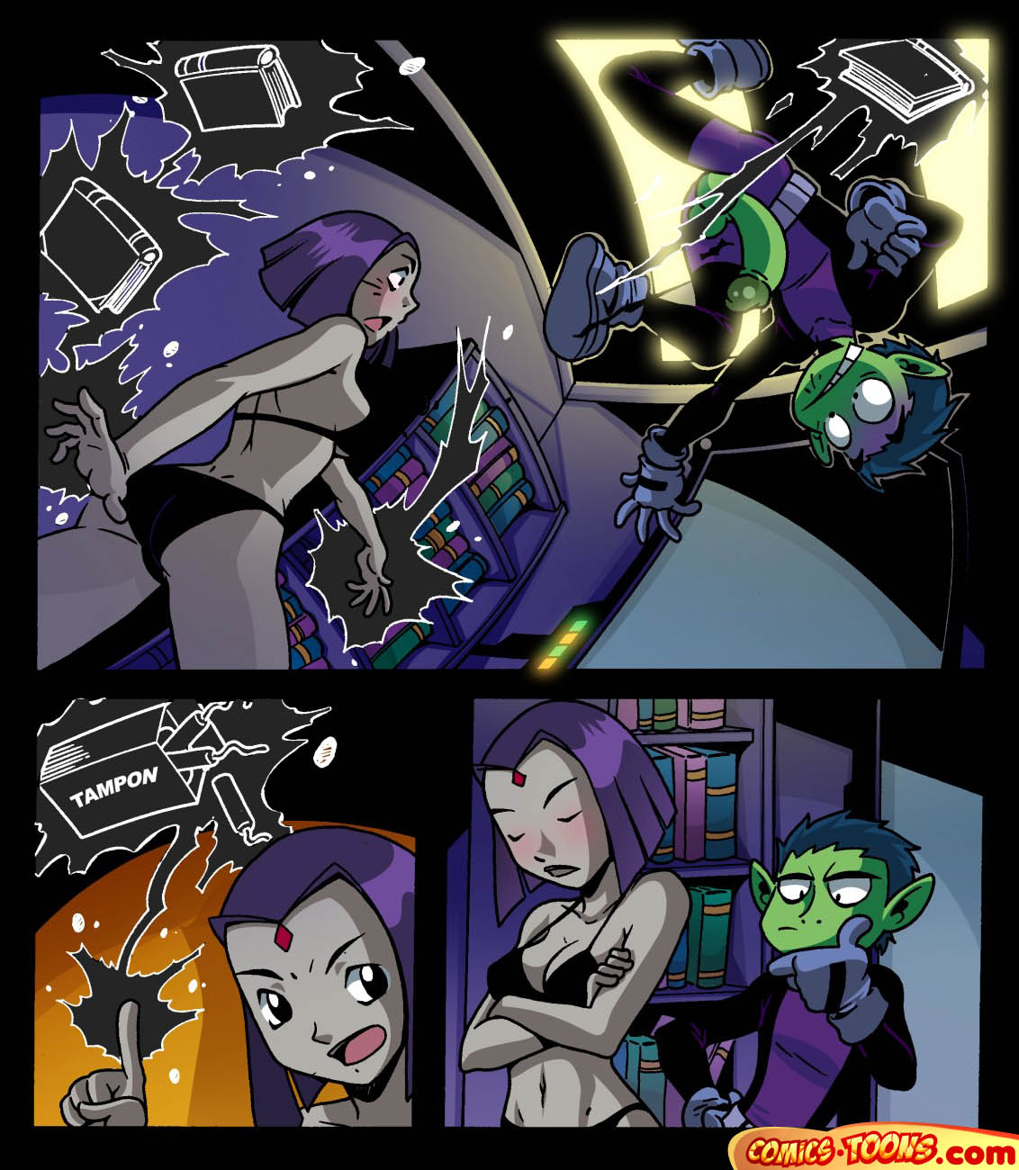 Best of Teen titans raven rule 34