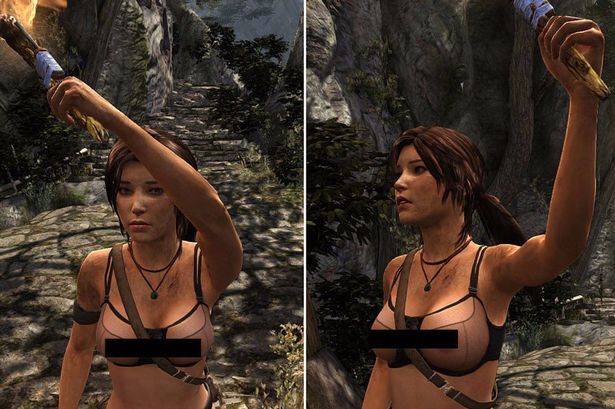 cherie hardin recommends tomb raider nude skin pic