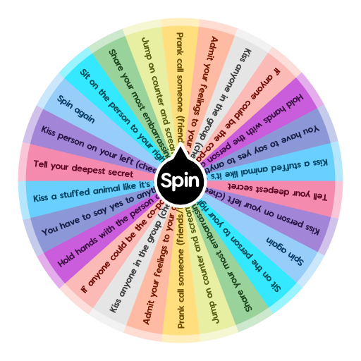 Best of Truth or dare wheel spin