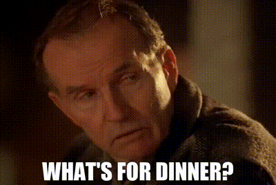 bill gergely recommends whats for dinner gif pic
